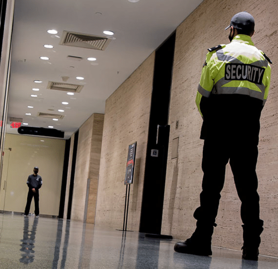 hotel lobby security.